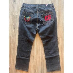Coogi Australia Denim Men’s Jeans 44x34 Embroidered Hip Hop Kangaroo